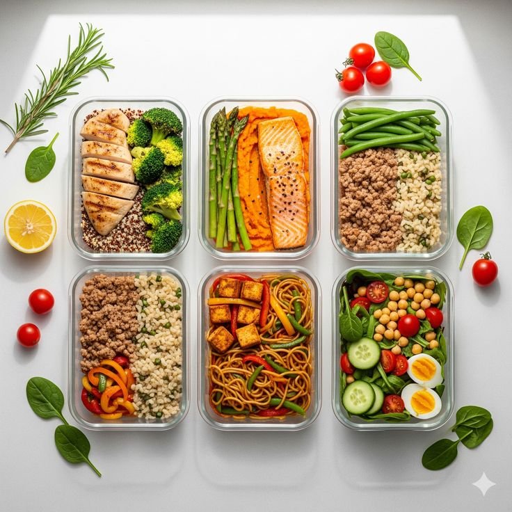 Batch cooking de 90 minutos para 5 días